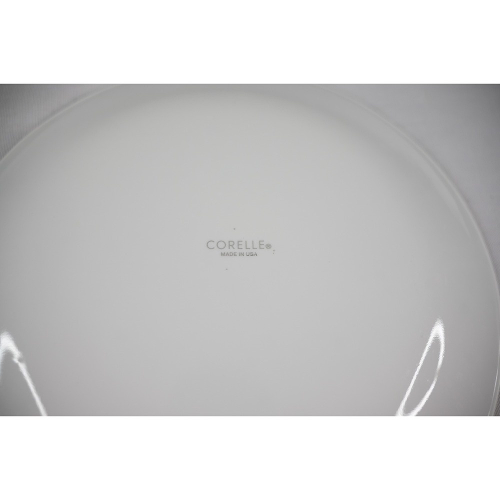 Vtg Corelle Dinner Plates Set of 6 Teal White Teal Grey Terrazzo Verde Speckled - Picture 4 of 4